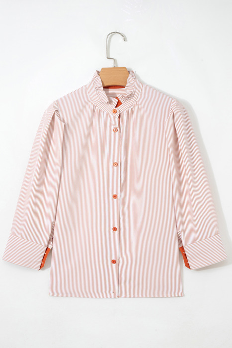 Maren Frilled Collar Down Shirt