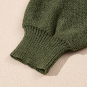  Maren Raglan Sleeve Pullover Sweater