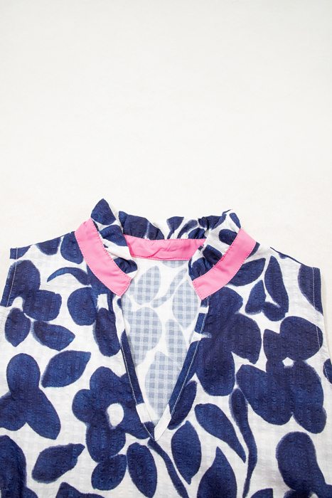 Margaret Colorblock Notched Mini Dress