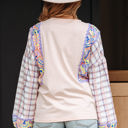  Margaret Ricrac Trim Floral Blouse