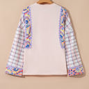  Margaret Ricrac Trim Floral Blouse