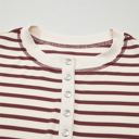  Margaret Sleeve Henley top Long Sleeve Top