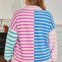  Margo Patchwork Half Zip PLUS Sweater