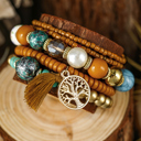  Maria Boho Beaded Bracelets Set