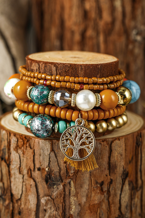 Maria Boho Beaded Bracelets Set