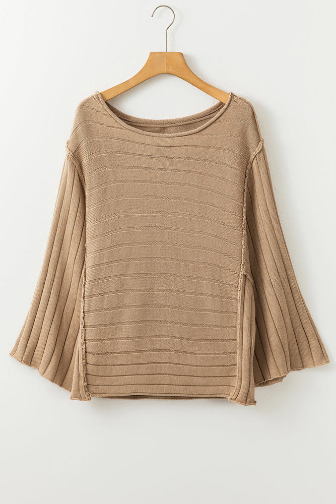 Maria Exposed Seam Dolman Top