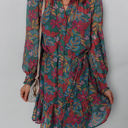  Maria Floral V Neck Puff Sleeve Dress