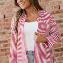  Mariah Side Slit Loose Shirt