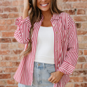  Mariah Side Slit Loose Shirt