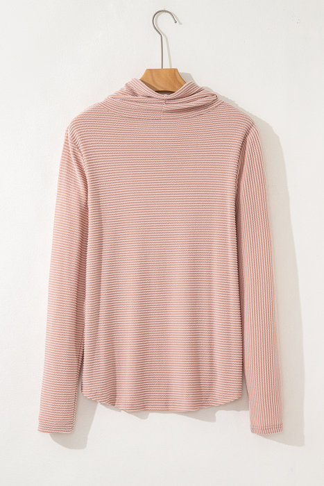 Mariam Drawstring Cowl Knit Top