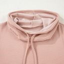  Mariam Drawstring Cowl Knit Top