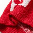  Marianna Checkered Knit Loose Sweater