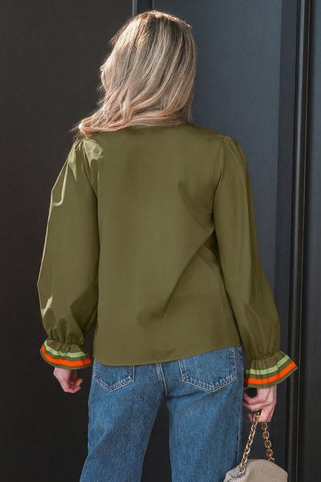 Marie Long Sleeve Blouse Long Sleeve Top