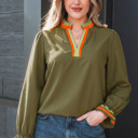  Marie Long Sleeve Blouse Long Sleeve Top