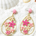  Marley Plaited Plated Waterdrop Earrings