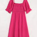  Marley Plus Size Swiss Dot Smocked Dress