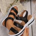  Marley Pu Leather Platform Sandals