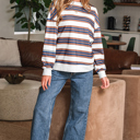  Marlowe Stripe Drop Shoulder Pullover