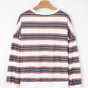  Marlowe Stripe Drop Shoulder Pullover