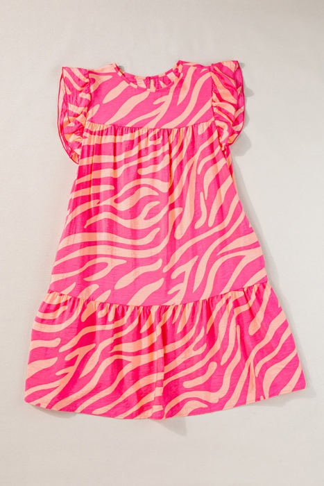 Matilda Zebra Stripe Pocketed Dress