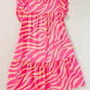  Matilda Zebra Stripe Pocketed Dress