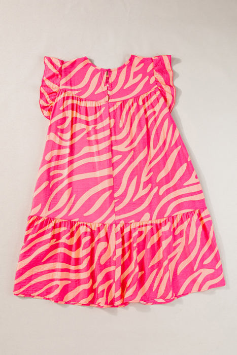 Matilda Zebra Stripe Pocketed Dress