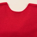  Mavis Backless Bubble Sleeve Sweater