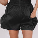  Maxine Elastic High Waist Pocketed Casual Shorts