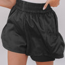  Maxine Elastic High Waist Pocketed Casual Shorts