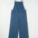  Maya Cropped Wide Leg Overalls