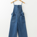  Maya Cropped Wide Leg Overalls