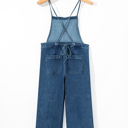  Maya Cropped Wide Leg Overalls