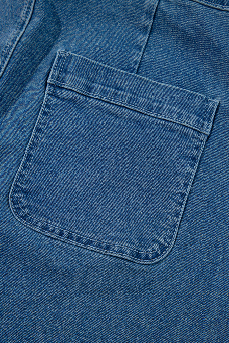 Maya Cropped Wide Leg Overalls