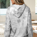  Maya Print Oversized Sporty Hoodie