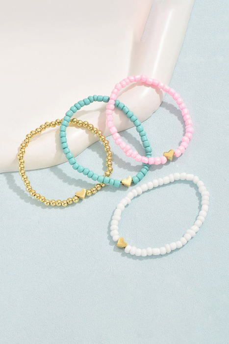 Mazie Beaded Layered Bracelet Set