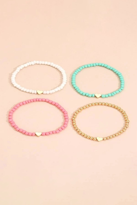 Mazie Beaded Layered Bracelet Set