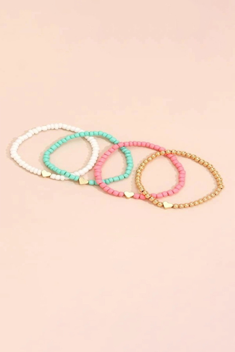 Mazie Beaded Layered Bracelet Set
