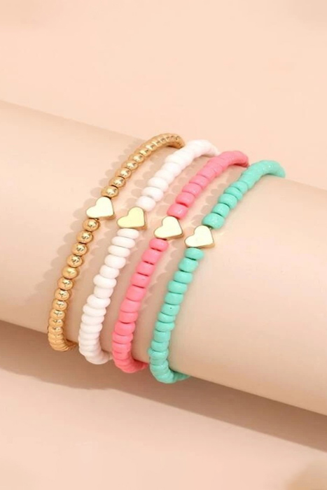 Mazie Beaded Layered Bracelet Set