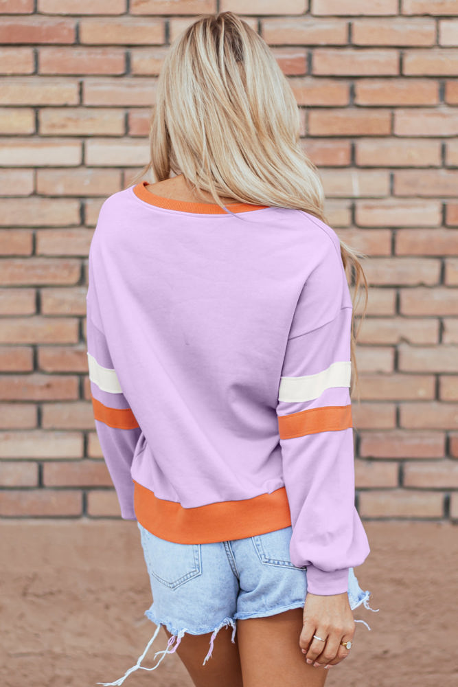 Mazie V Neck Sweatshirt