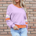  Mazie V Neck Sweatshirt