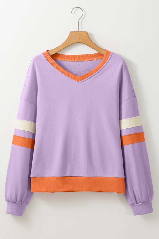 Mazie V Neck Sweatshirt