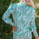  Mckenna Paisley Buttoned Loose Shirt