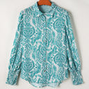  Mckenna Paisley Buttoned Loose Shirt