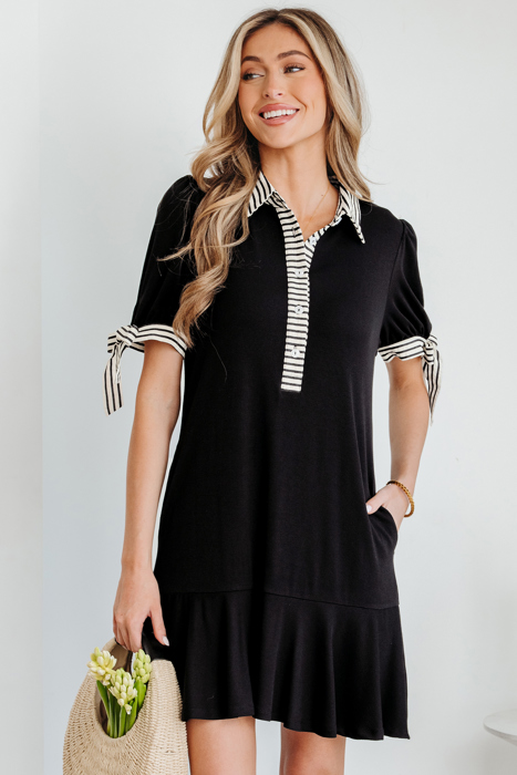 Mckenzie Sleeve Shift Mini Dress