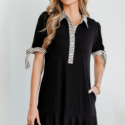 Mckenzie Sleeve Shift Mini Dress