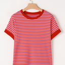  Mckenzie Stripe Knitted Round Neck Top