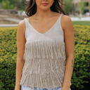  Mckinley Cowgirl Fringed Knit Vest