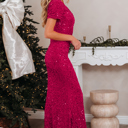  Meadow High Bodycon Sequin Gown