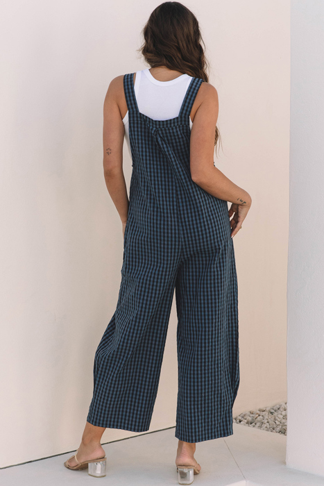 Melissa Print High Waist Overall