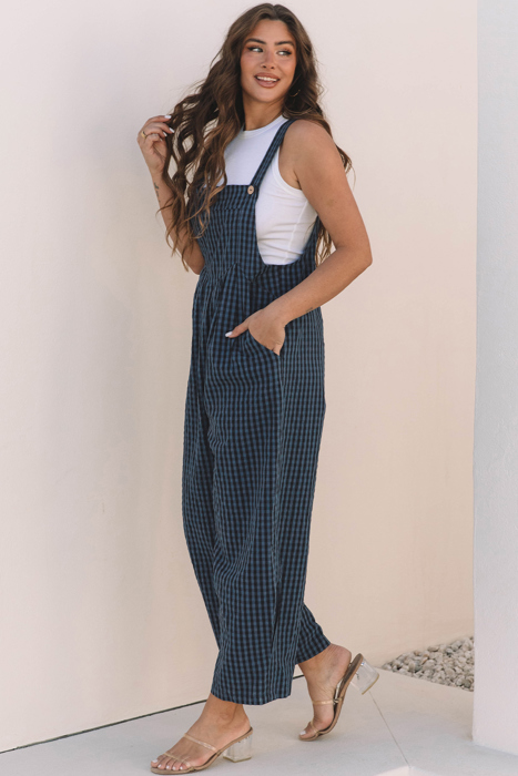 Melissa Print High Waist Overall